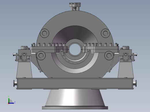 空气压缩机3D模型左视缩略图