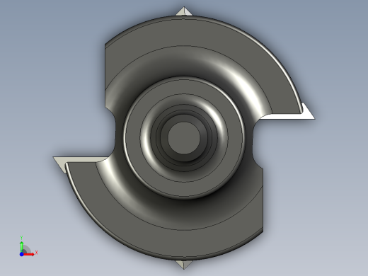 1 - 38“ 四插式铣刨槽堆焊钻头前视缩略图