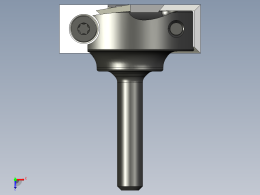 1 - 38“ 四插式铣刨槽堆焊钻头俯视缩略图