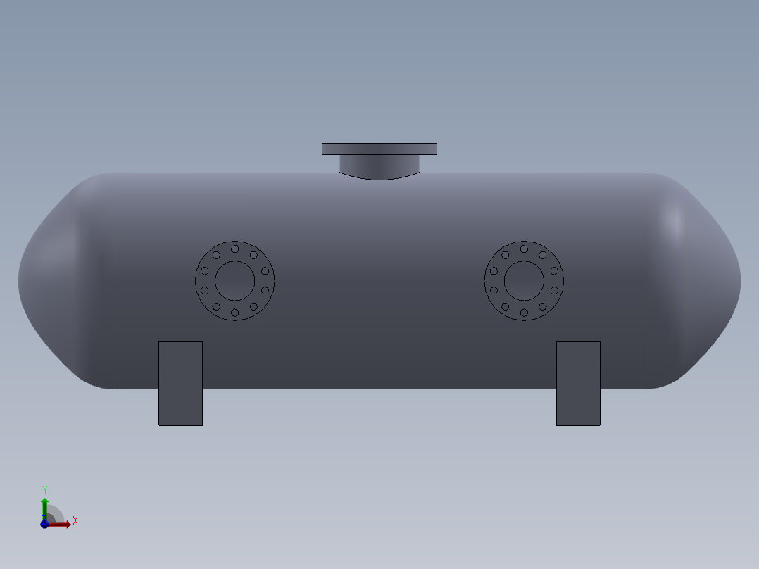 教育用压力容器前视图