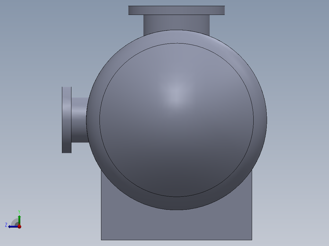教育用压力容器右视图