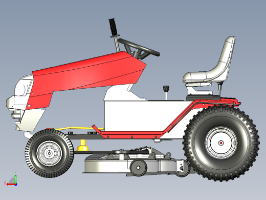 骑割草机总成后视缩略图