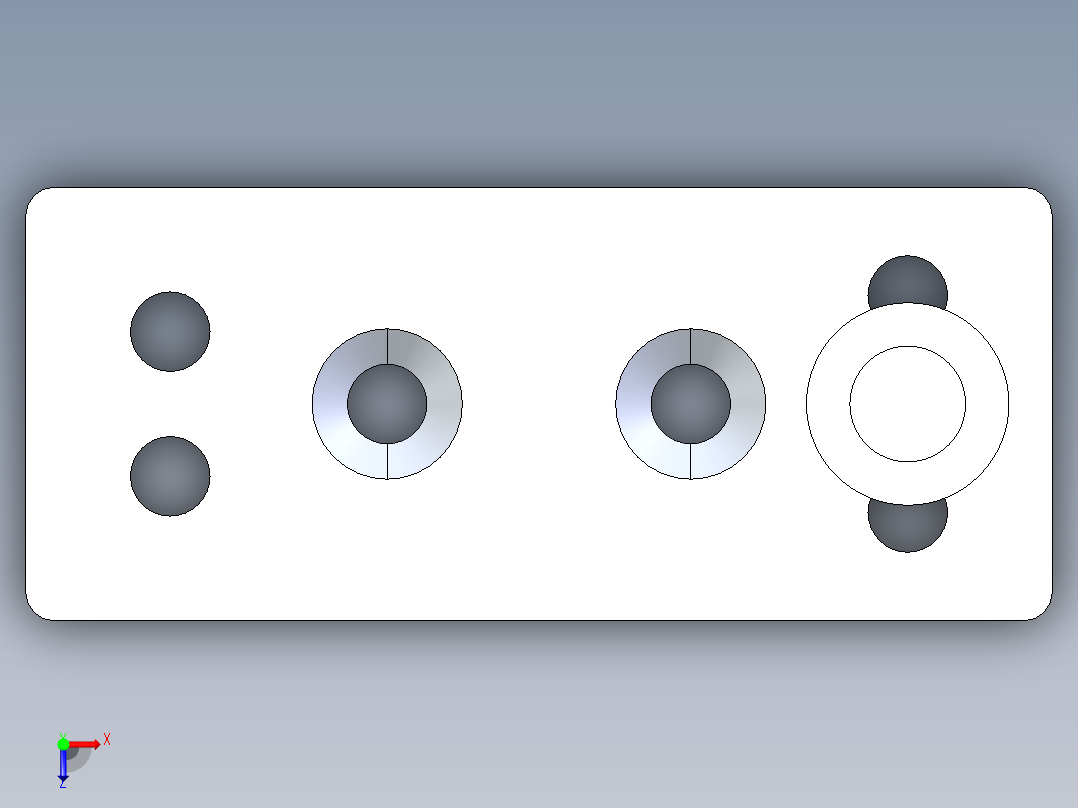 型材-BR FOLDING DOOR ELEMENT KJN516715俯视图