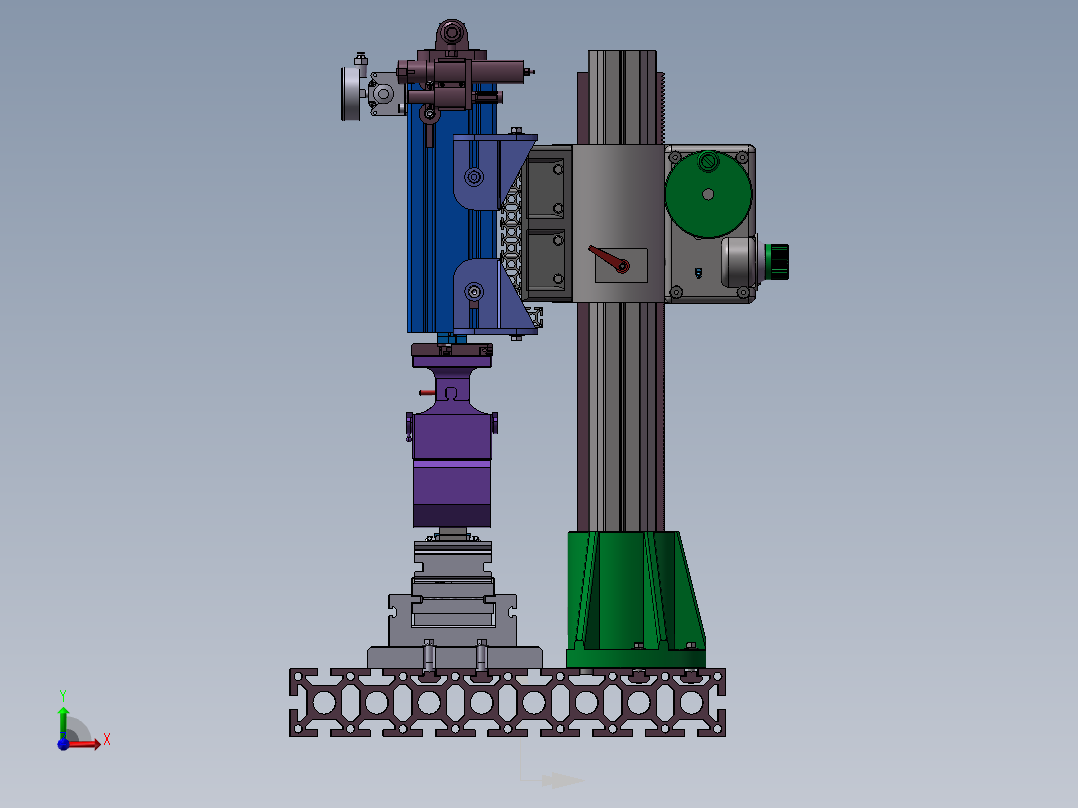 多功能折弯剪板机前视图