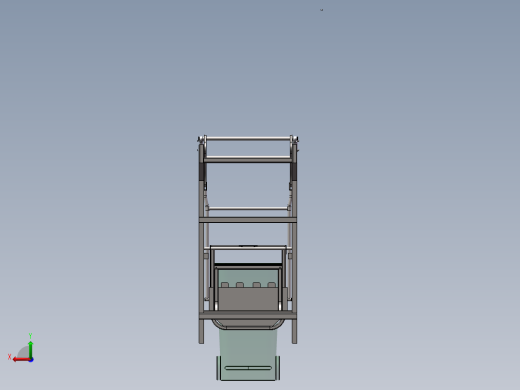 翻转机构装配体后视缩略图