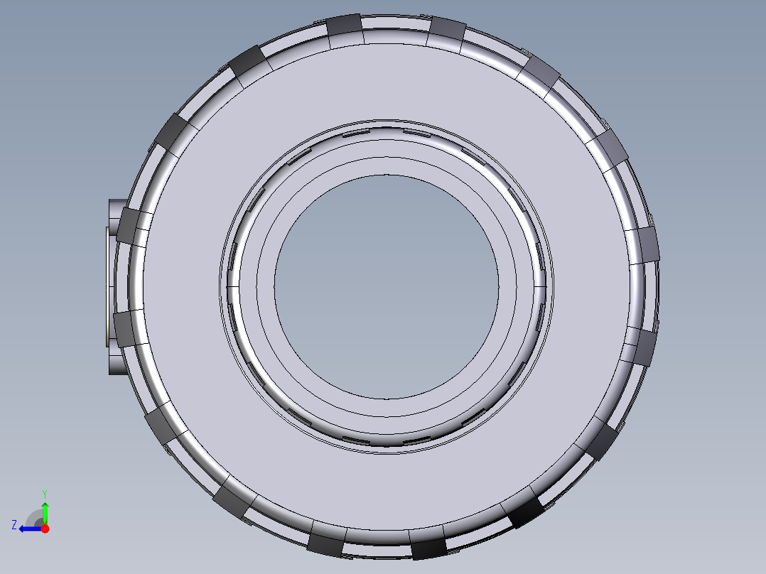 3SXELV 女性端溶剂焊接EasyFit球形止回阀，BS系列右视图