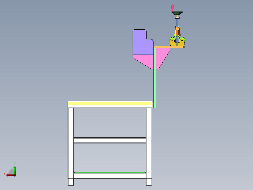 导向工装台（sw18可编辑+工程图）后视图