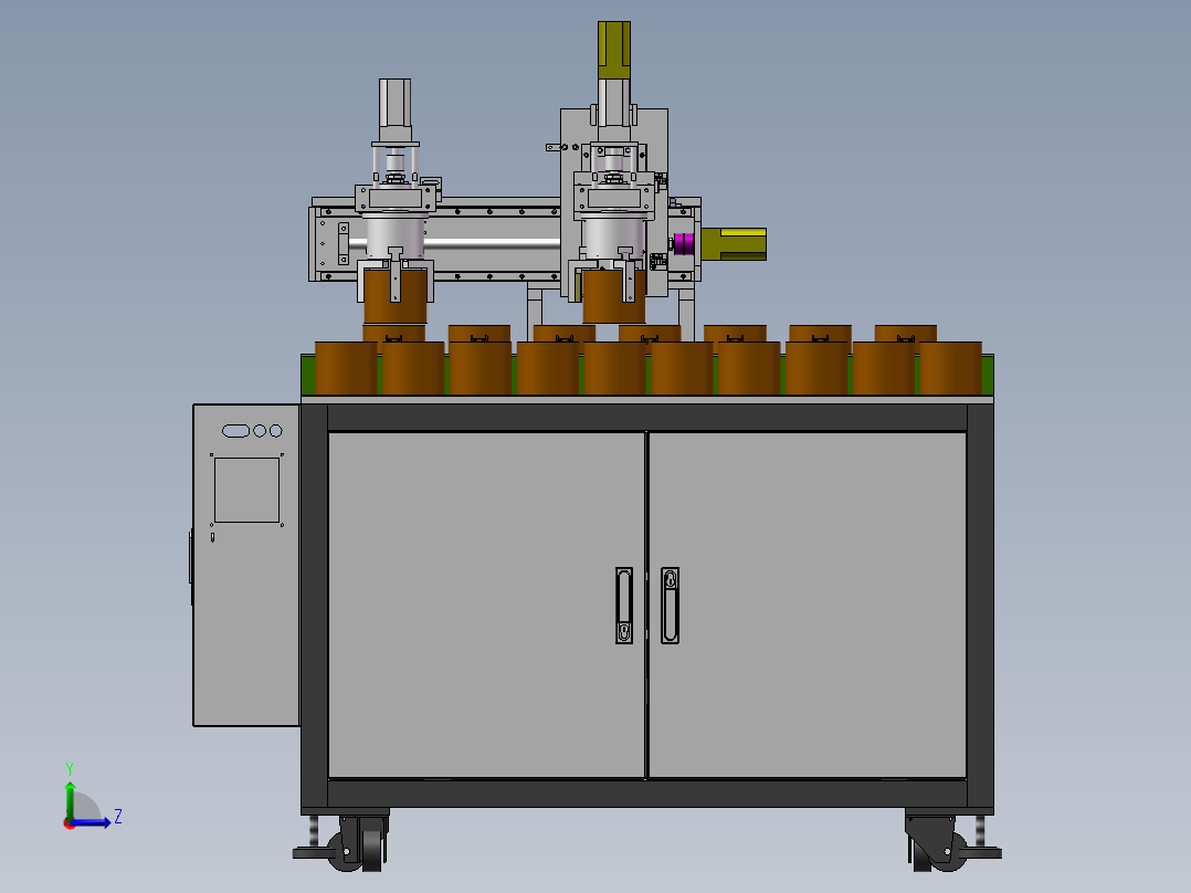 物料储存机sw18可编辑左视图