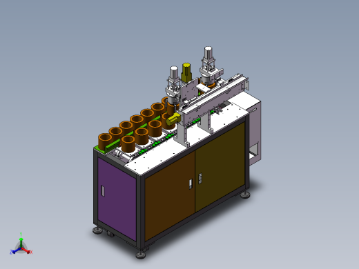 物料储存机sw18可编辑正等轴测缩略图