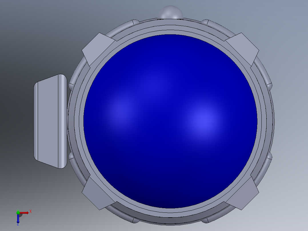 A2003980-神秘博士声波螺丝刀俯视图
