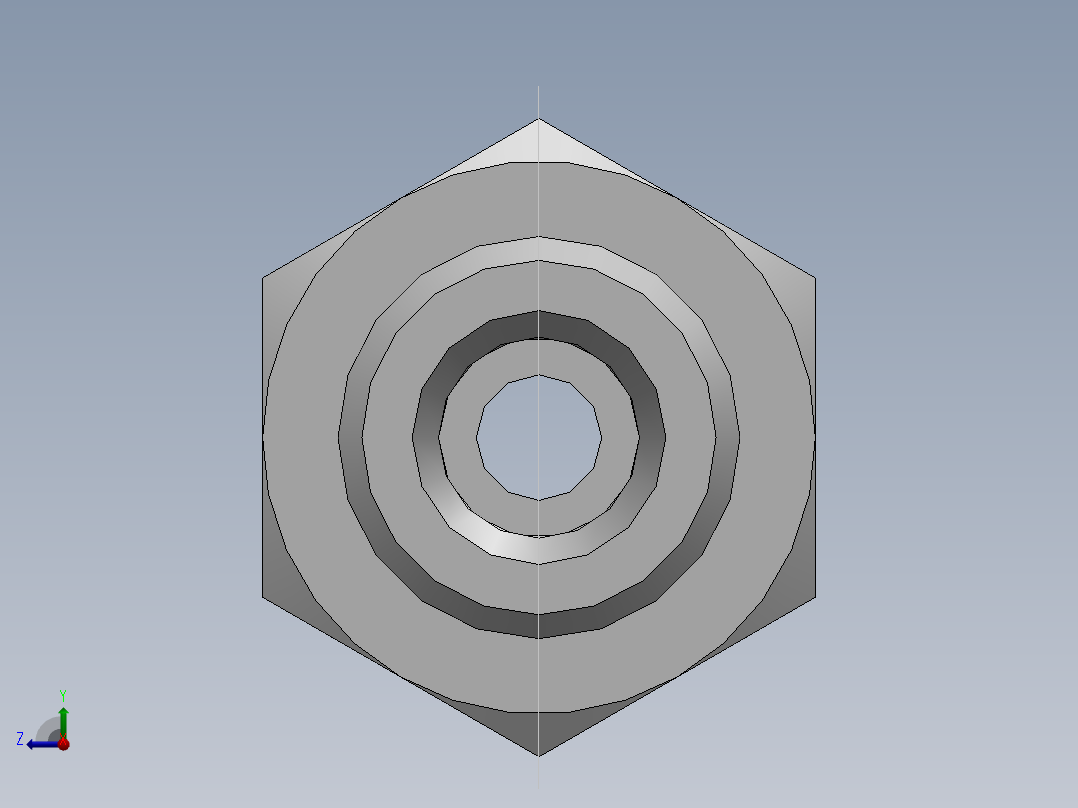 直通隔板接头、6D-16LN右视图