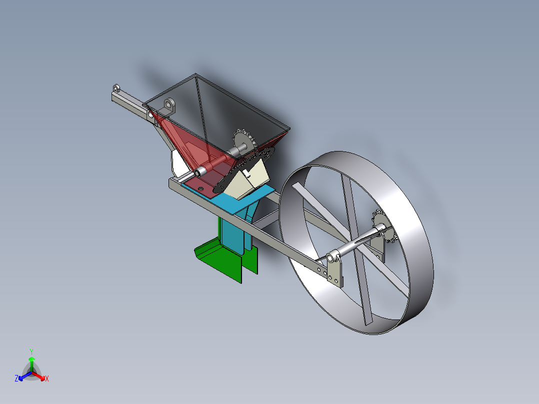 B3003631-播种机主视图