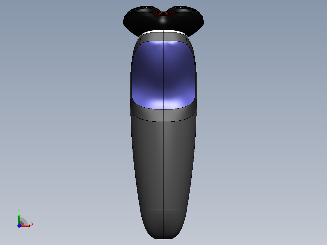 剃须刀、刮胡刀(9)前视图