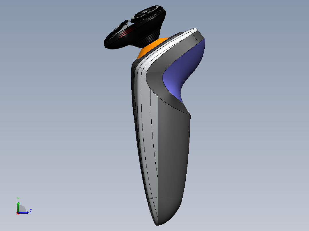 剃须刀、刮胡刀(9)左视图