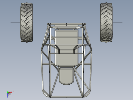B3003920-单座全地形车卡丁车 ATV俯视缩略图