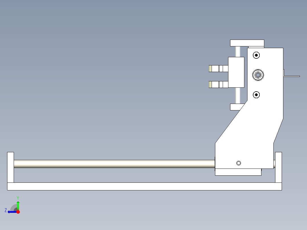 B2004436-CNC 数控铣床右视图