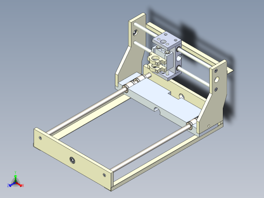B2004436-CNC 数控铣床正等轴测缩略图
