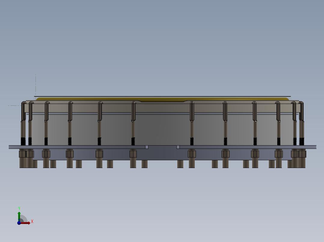 班日盆组装（WIP）前视图