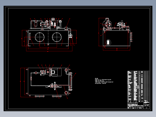 液压动力站设计（9MPa-130L）