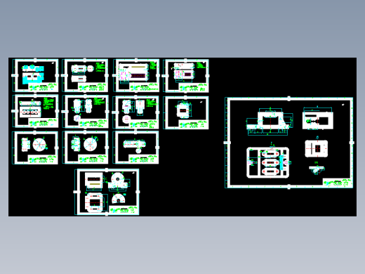 连杆的铣45槽夹具设计-多件加工含16张CAD图