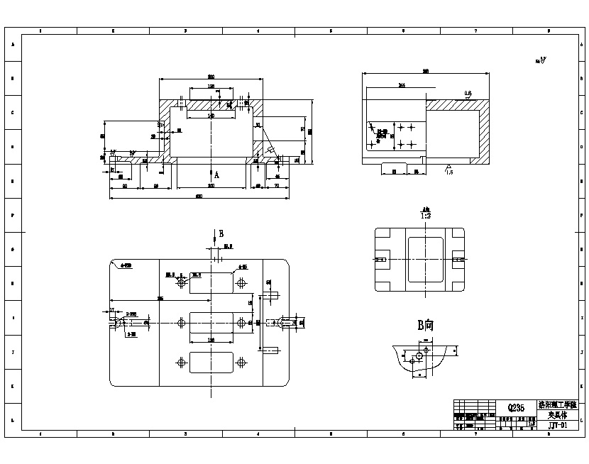 连杆的铣45槽夹具设计-多件加工含16张CAD图