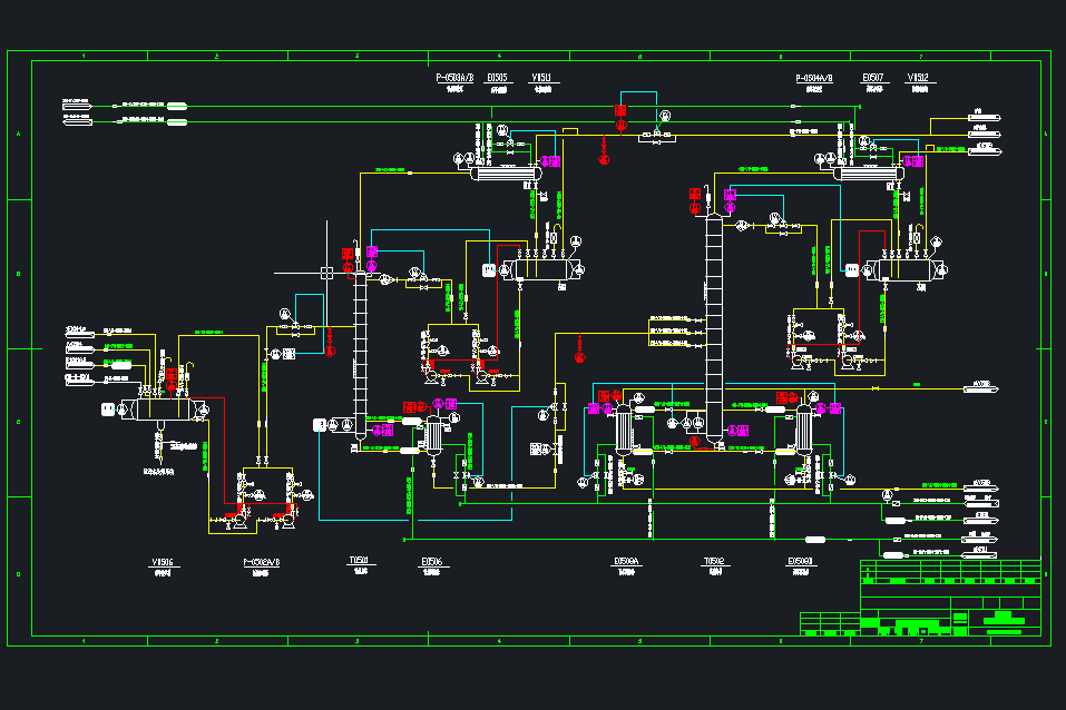 30万吨年聚氯乙烯工程精馏工艺流程图MF75