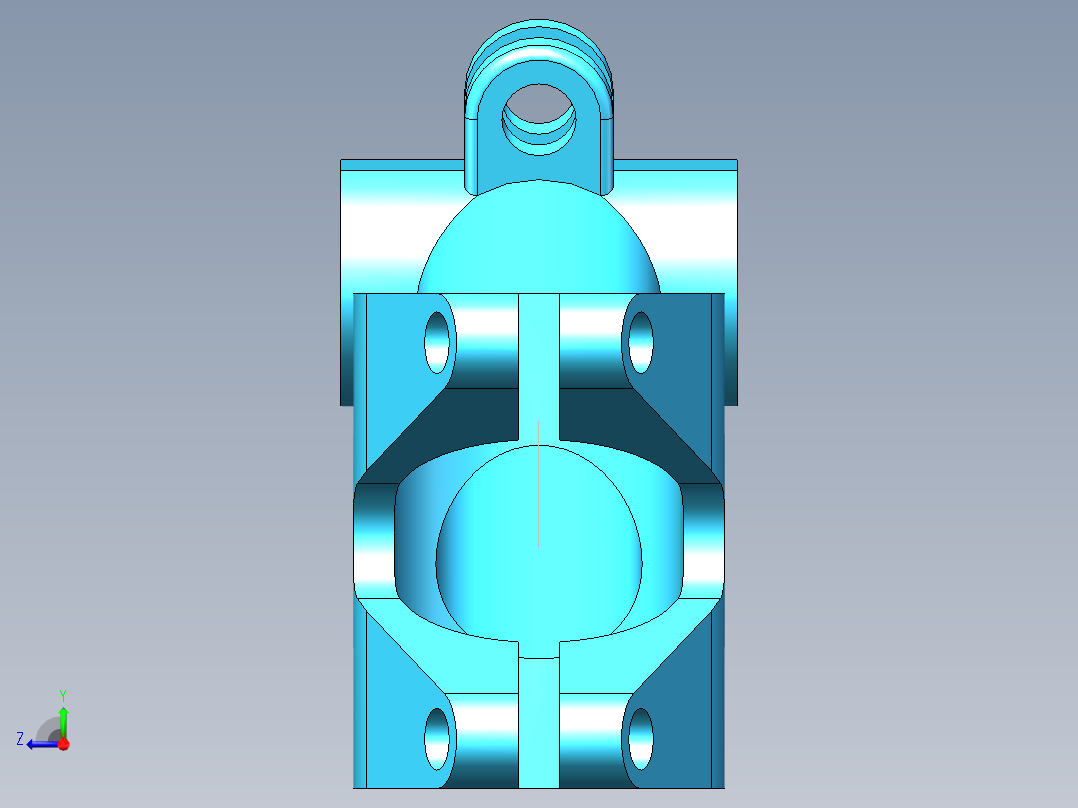 第9届练习题    3D09-M2- SW16右视图