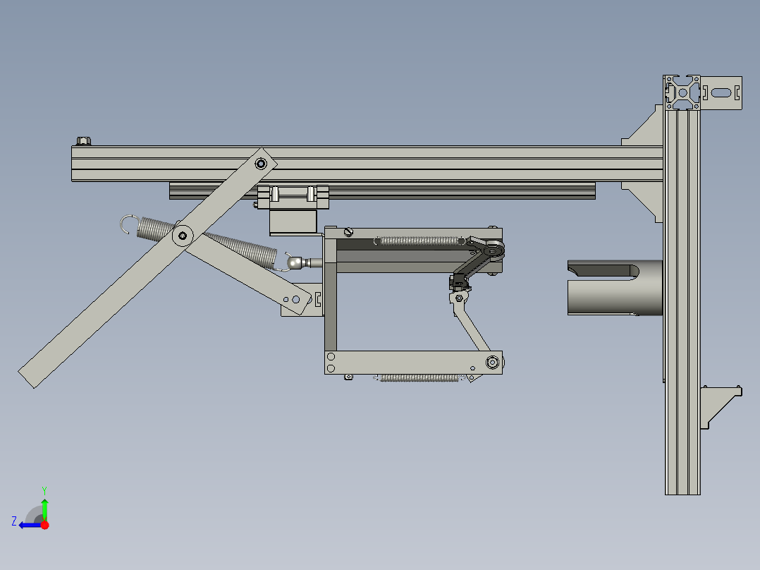 柑开皮取肉方法及设备右视图
