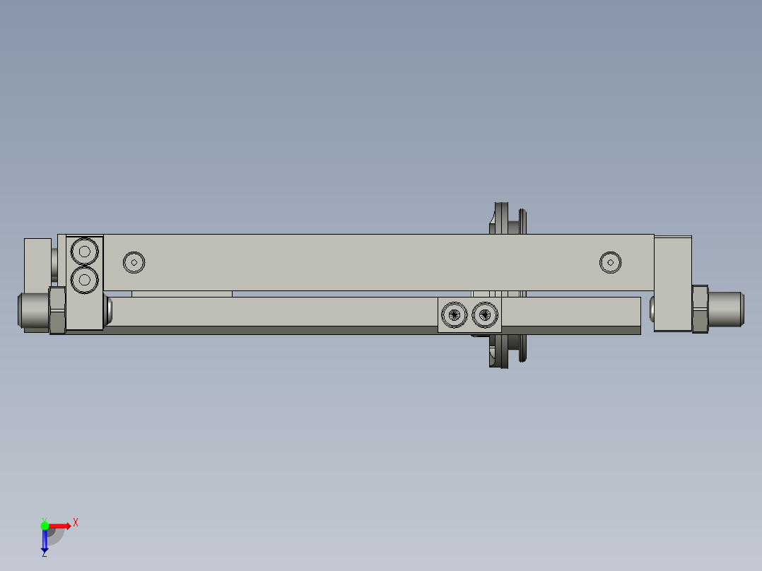 XMGDGZA030200转轴机械手俯视图