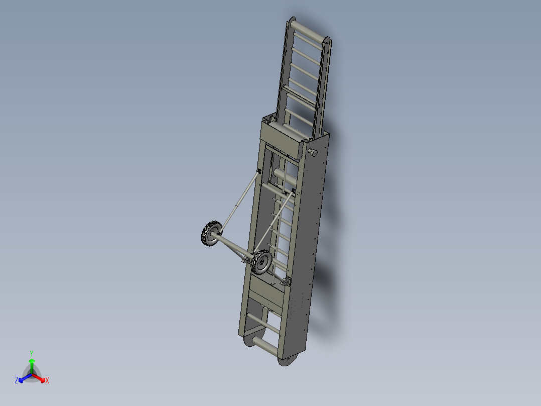 多节流水线传送带主视图