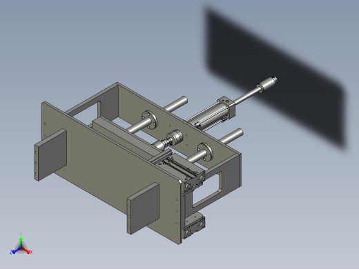辅助加紧模组正等轴测缩略图
