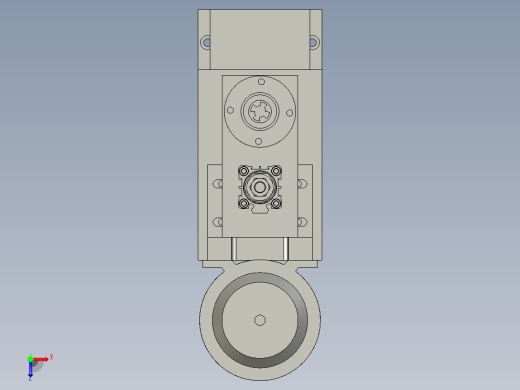 通孔装配体俯视缩略图