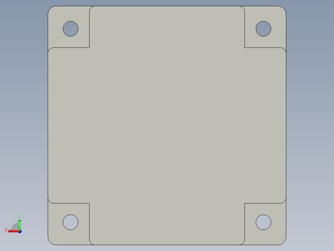 86HS120步进电机后视图