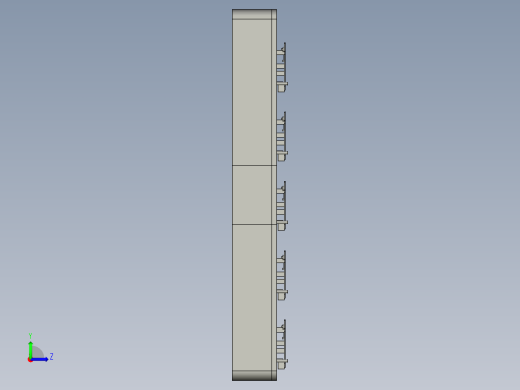 PCB线路板载板整体左视缩略图