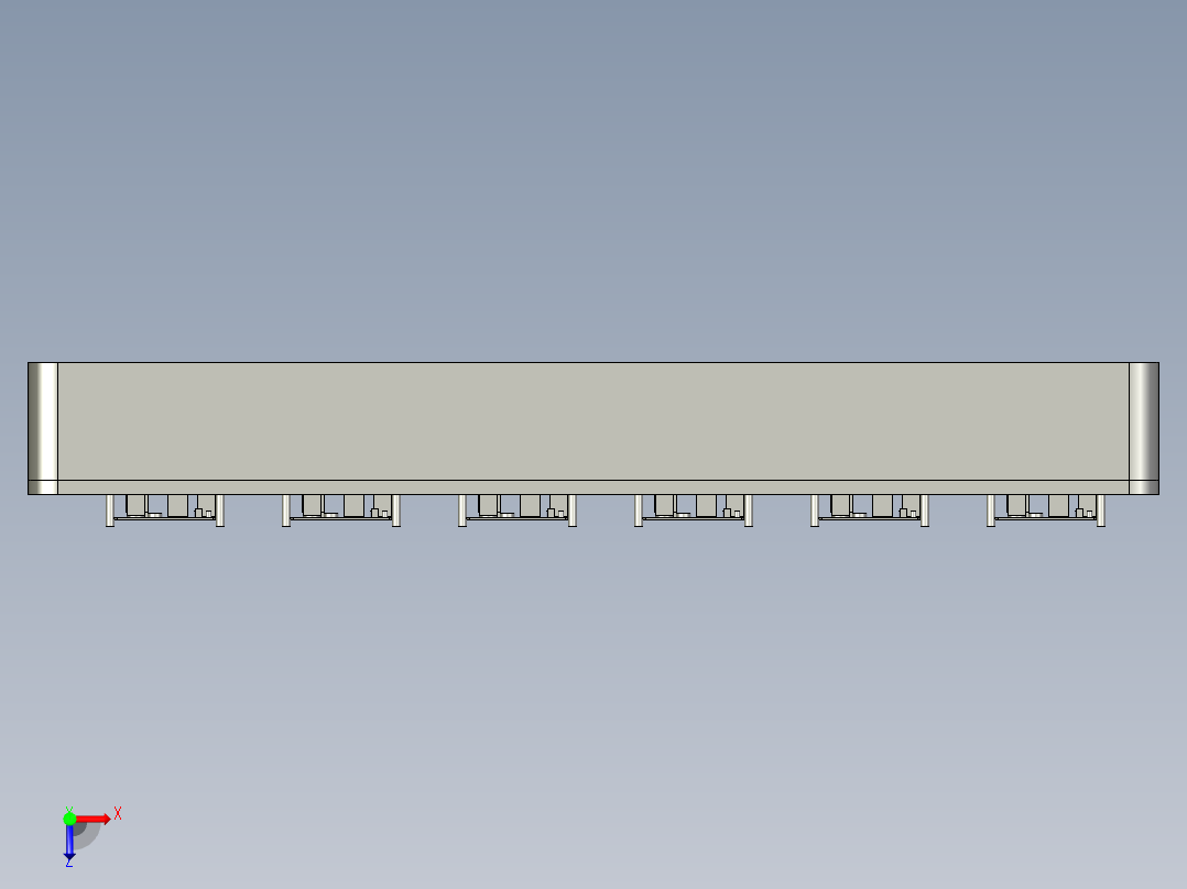 PCB线路板载板整体俯视图