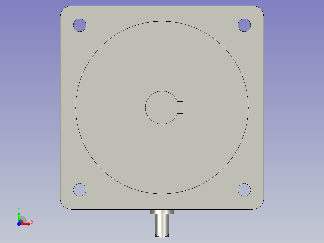 步进电机86CM120(雷赛)1前视图