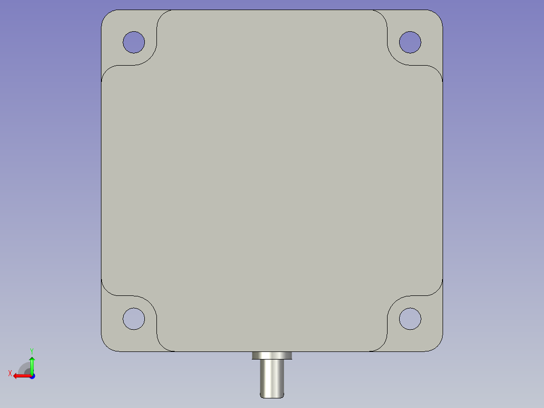 步进电机86CM120(雷赛)1后视图