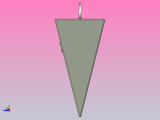 钓鱼坠，100克，纯铅，不锈钢环右视缩略图