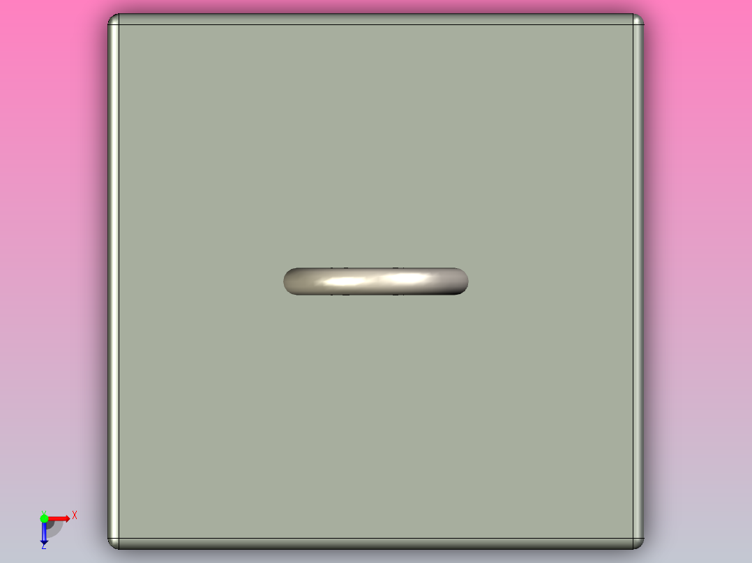 钓鱼坠，100克，纯铅，不锈钢环俯视图