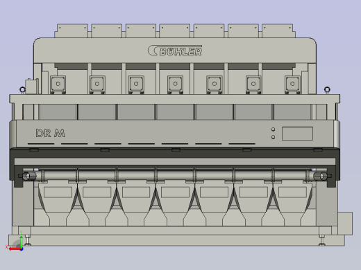 谷类谷物工业的光学分选在荞麦后视缩略图