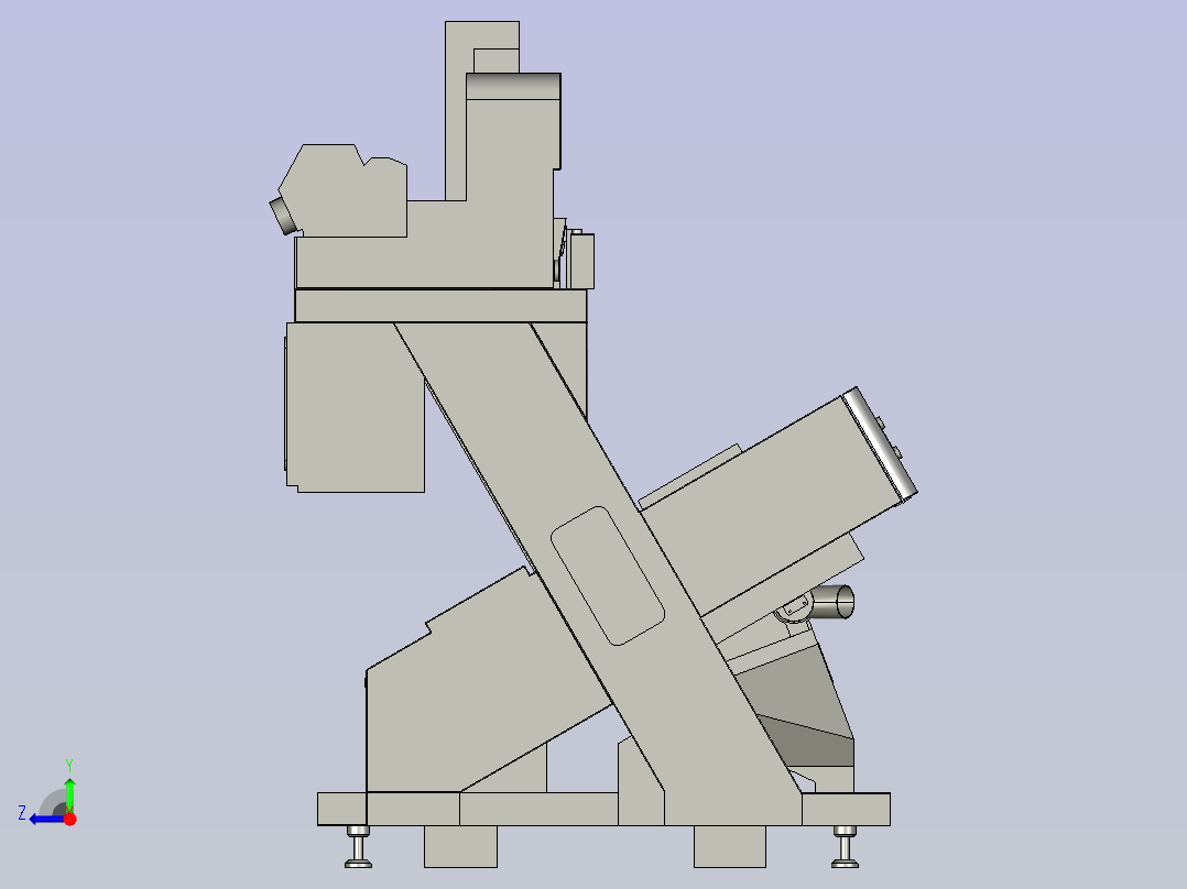 谷类谷物工业的光学分选在荞麦右视图