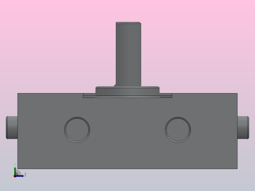 微型齿轮齿条式摆动气缸HCRJ系列[HCRJB1-90-M9N-S]左视缩略图