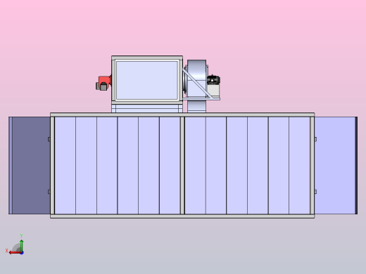 工业步入式烤箱后视缩略图