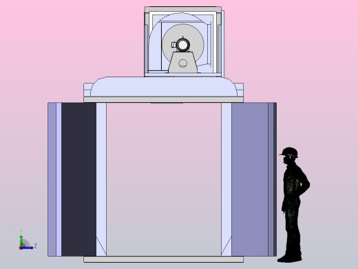 工业步入式烤箱左视缩略图