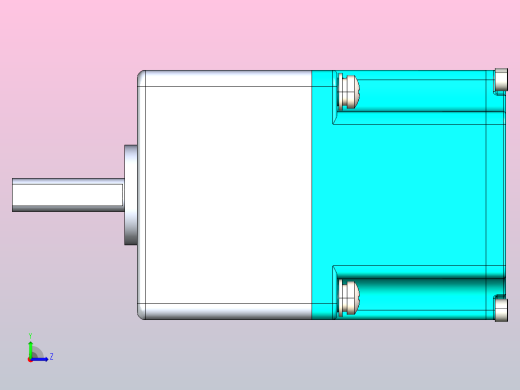 微型直流无刷减速电机60常规整机左视缩略图