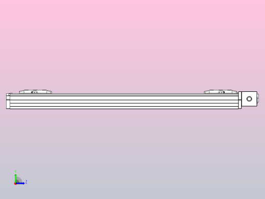 皮带直线轴双滑块型TPA-GCBS-80-P60-L300-DL-M20-N3左视缩略图