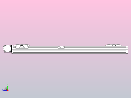 皮带直线轴双滑块型TPA-GCBS-80-P60-L300-DL-M20-N3右视缩略图