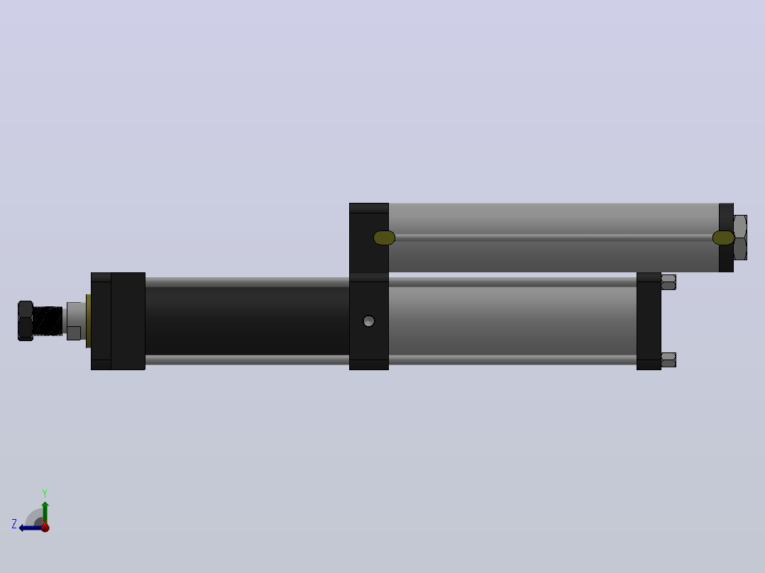 MPT-3T系列标准型[MPT-63-150-20-3T-M2-S1-90°]右视图