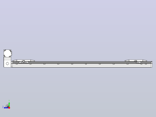 皮带直线轴双滑块型TPA-GCBS-150-P80-L475-LU-M75-N3右视缩略图