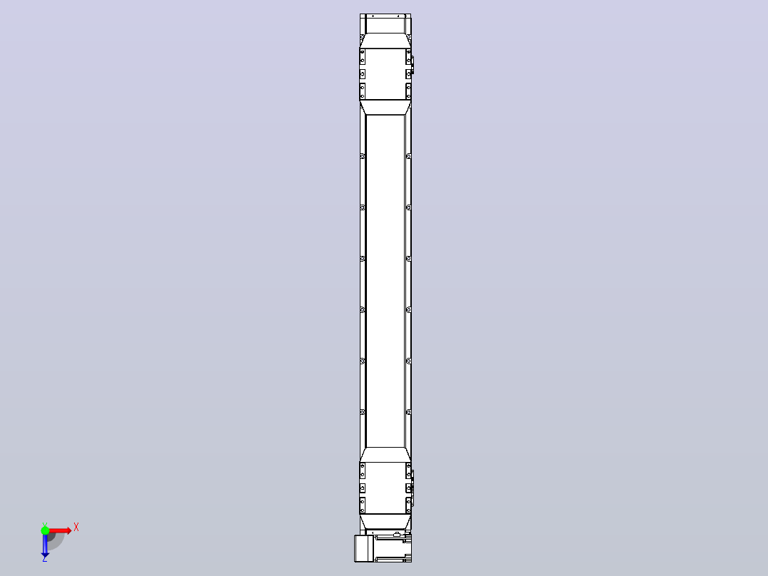 皮带直线轴双滑块型TPA-GCBS-150-P80-L475-LU-M75-N3俯视图